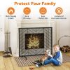 38 x 31 Inch Single Panel Fireplace Screen