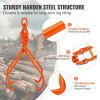 VEVOR Timber Claw Hook, 36 inch 4 Claw Log Grapple for Logging Tongs, Swivel Steel Log Lifting Tongs, Eagle Claws Design with 3307 lbs/1500 kg Loading