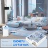 HOMCOM 12000 BTU Portable Air Conditioner for Rooms Up to 550 Sq. Ft., 3-in-1 AC Unit with Dehumidifier, Cooling Fan, Remote, 24H Timer On/Off, Window