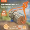 VEVOR Timber Claw Hook, 36 inch 4 Claw Log Grapple for Logging Tongs, Swivel Steel Log Lifting Tongs, Eagle Claws Design with 3307 lbs/1500 kg Loading