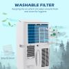 HOMCOM 12,000 BTU Portable Air Conditioner for Rooms Up to 549 Sq. Ft., 5-in-1 AC Unit Dehumidifier Fan Auto Sleep with Remote, 24H Timer On/Off, Wind