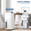 HOMCOM 12,000 BTU Portable Air Conditioner for Rooms Up to 549 Sq. Ft., 5-in-1 AC Unit Dehumidifier Fan Auto Sleep with Remote, 24H Timer On/Off, Wind